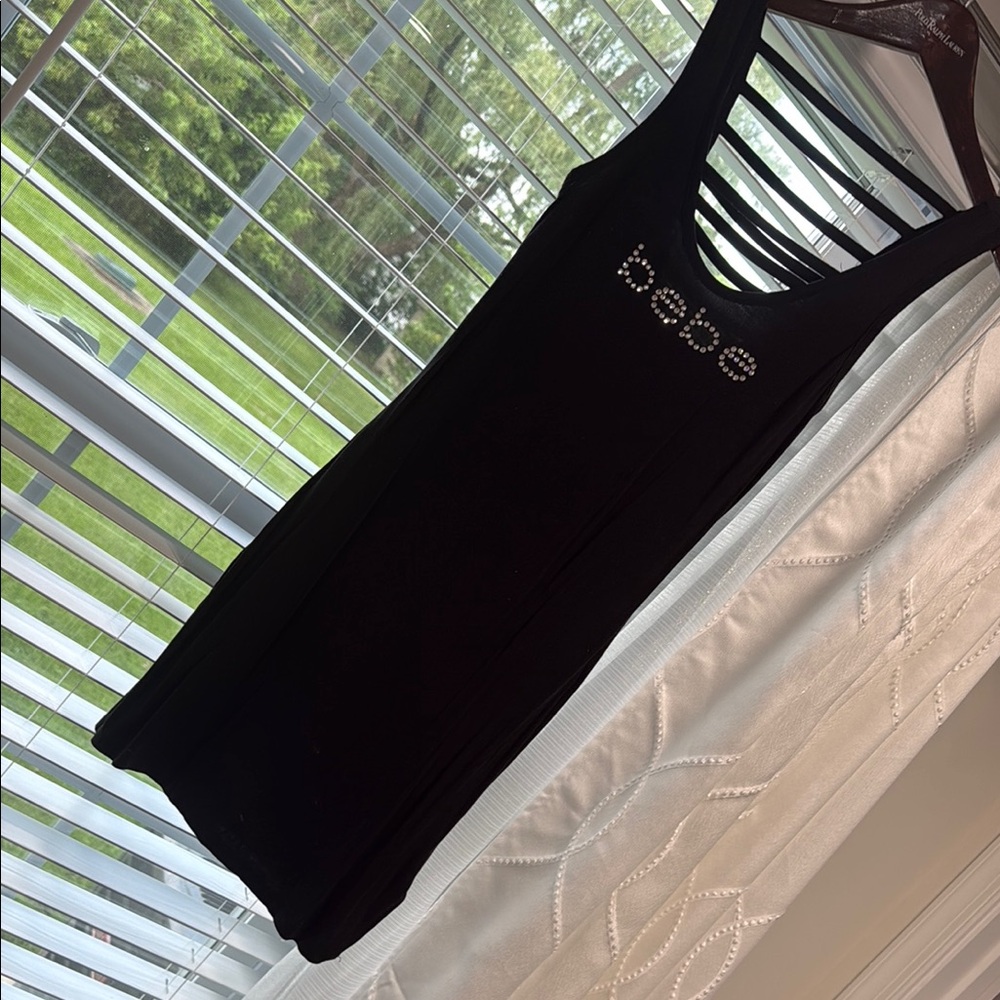 bebe Black Sleeveless Dress
